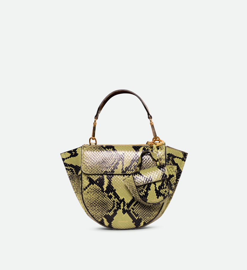 Hortensia Bag Mini - Lime Python