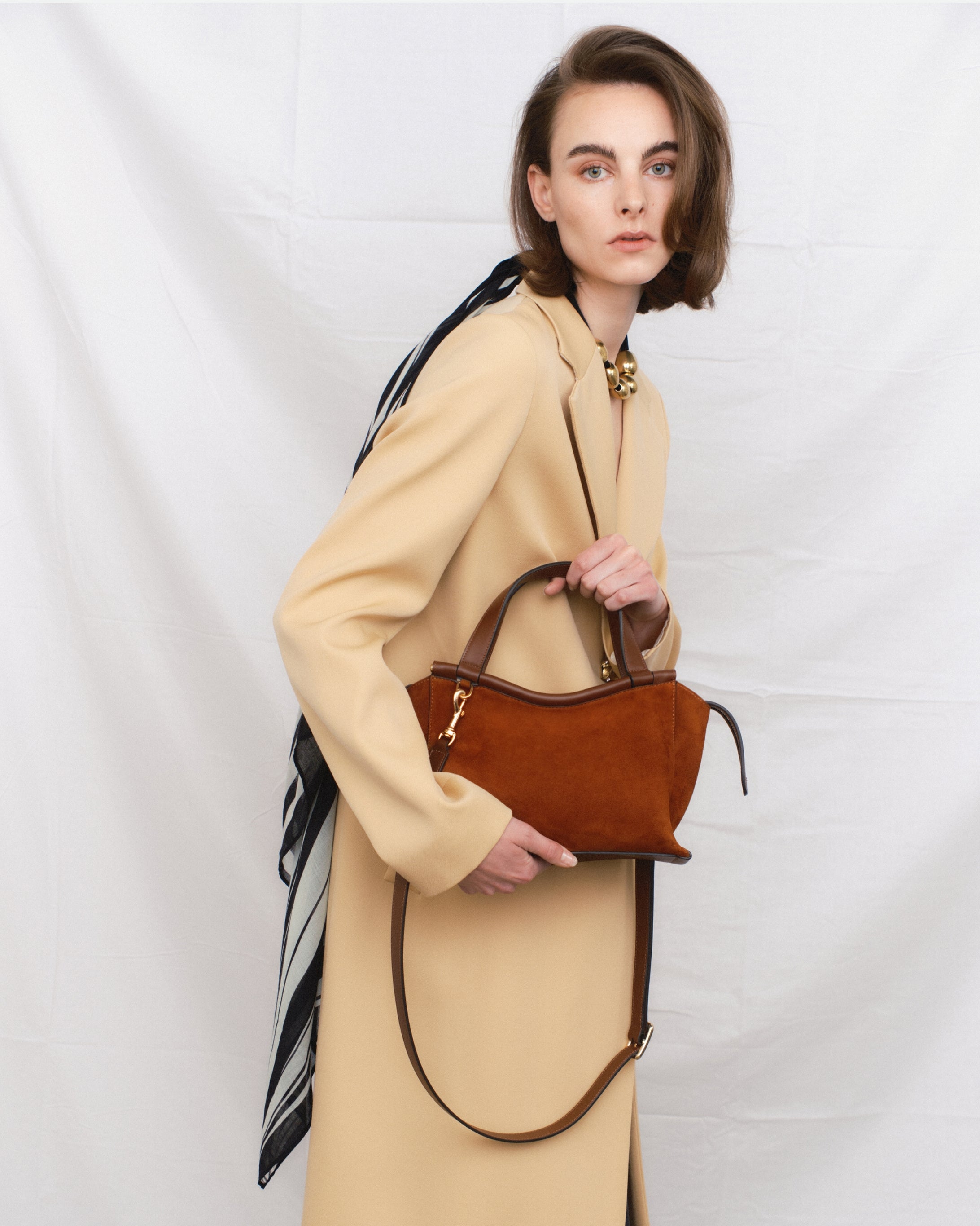 PRE ORDER Ida Bag - Tan Suede