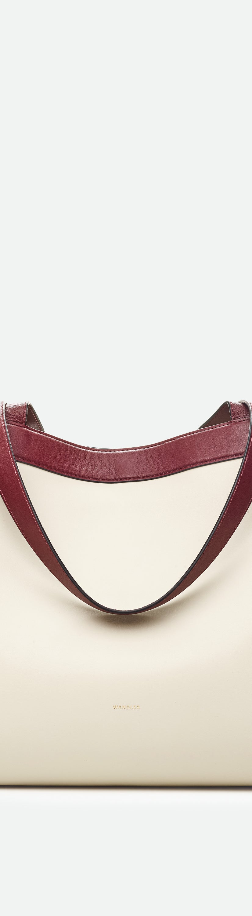 Ida Tote Medium - Buttercream / Bordeaux