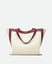 Ida Tote Medium - Buttercream / Bordeaux