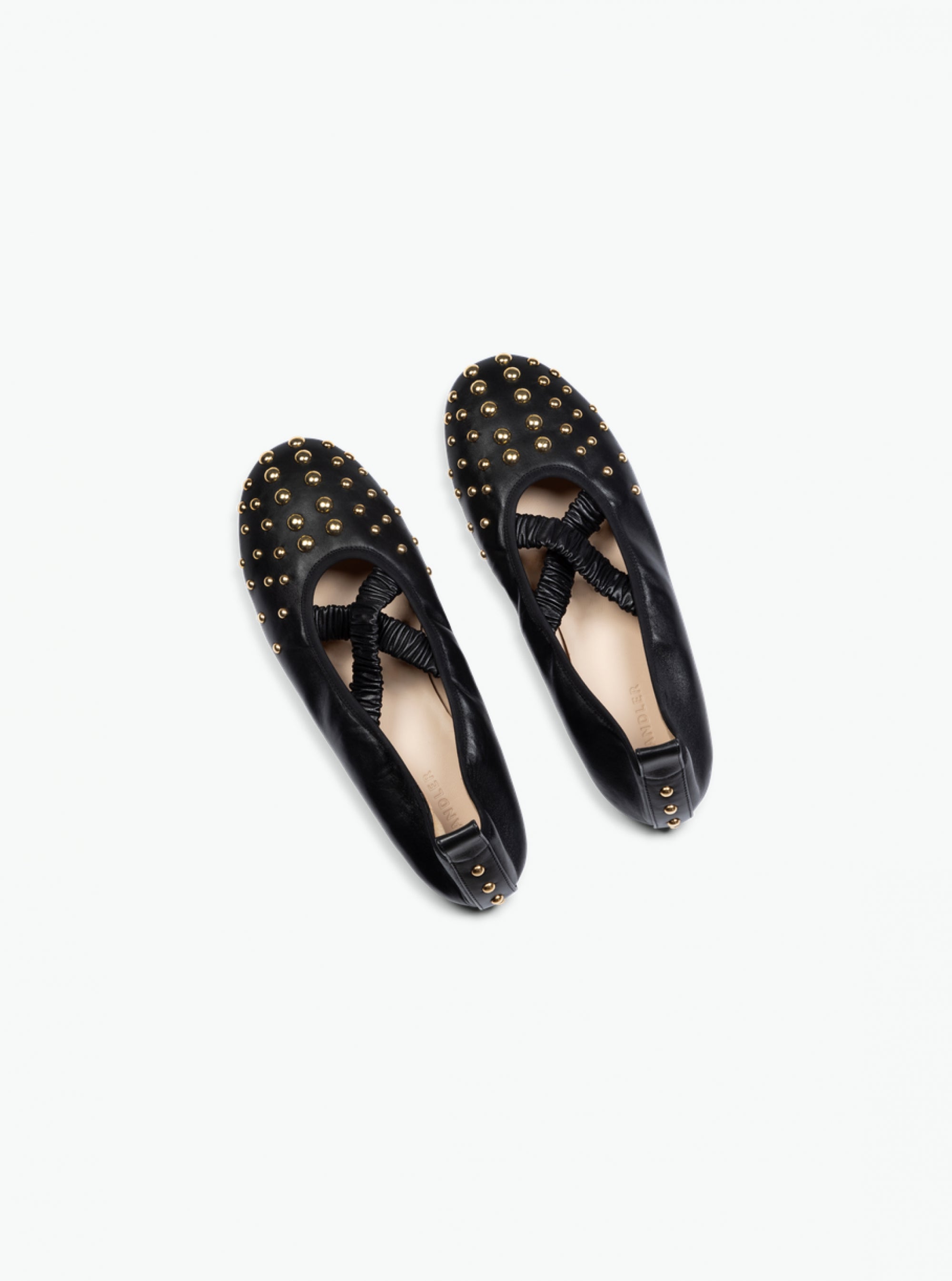 June Ballerina - Black / Studs