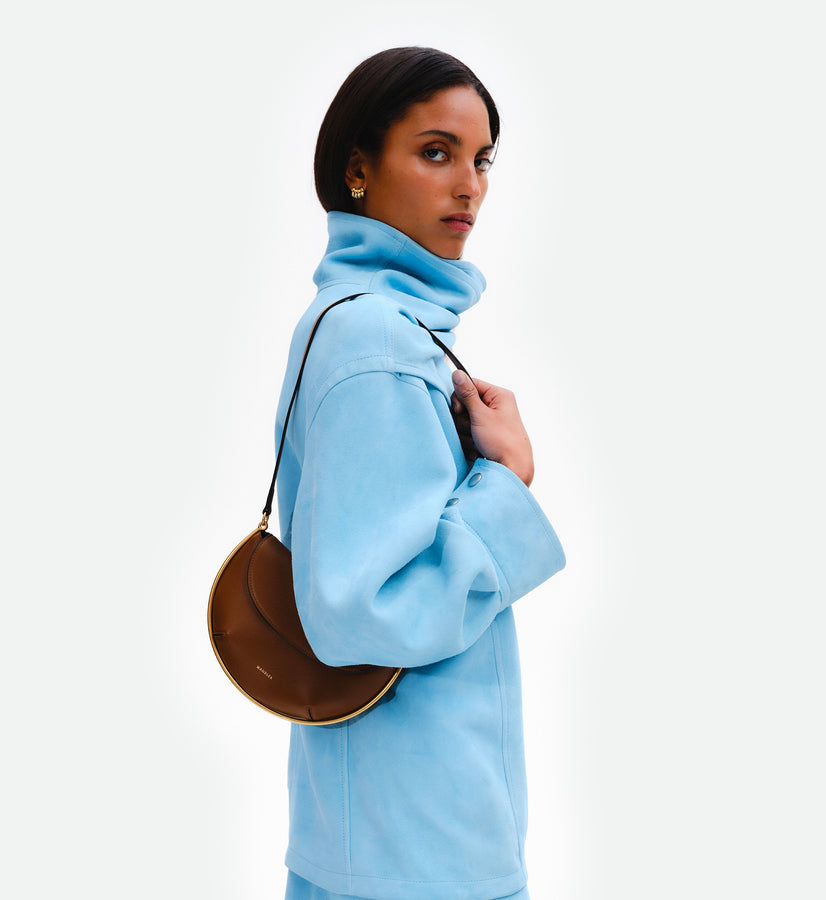 Kate Mini Crossbody - Saddle