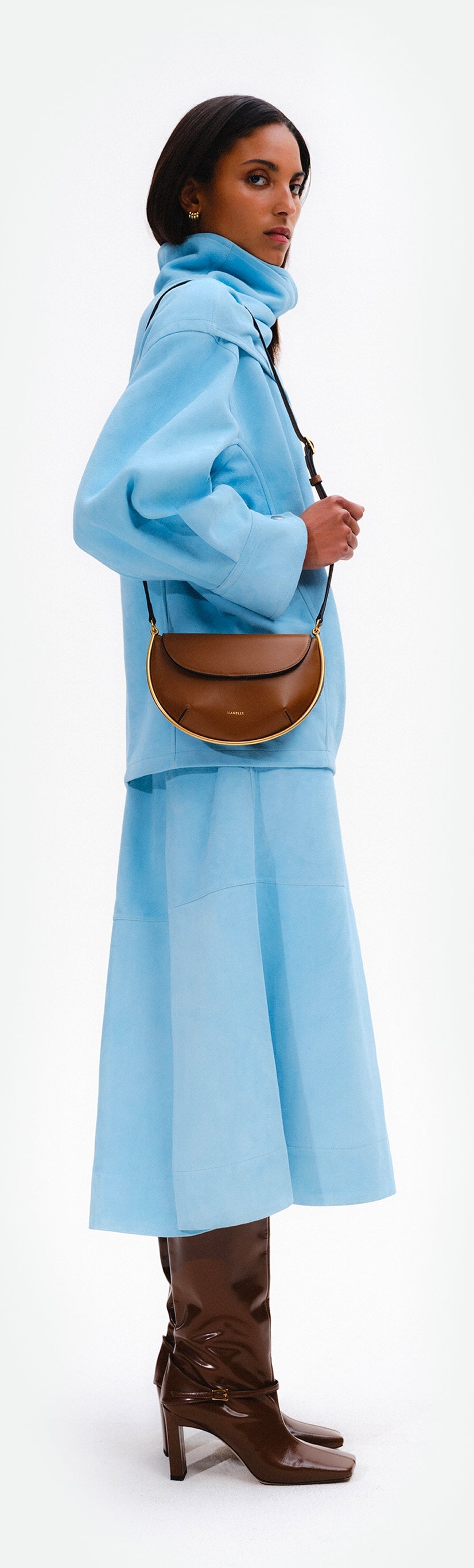 Kate Mini Crossbody - Saddle