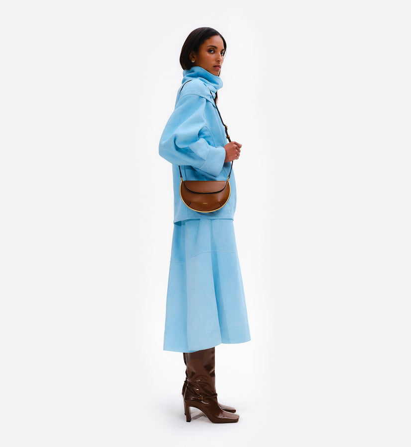 Kate Mini Crossbody - Saddle