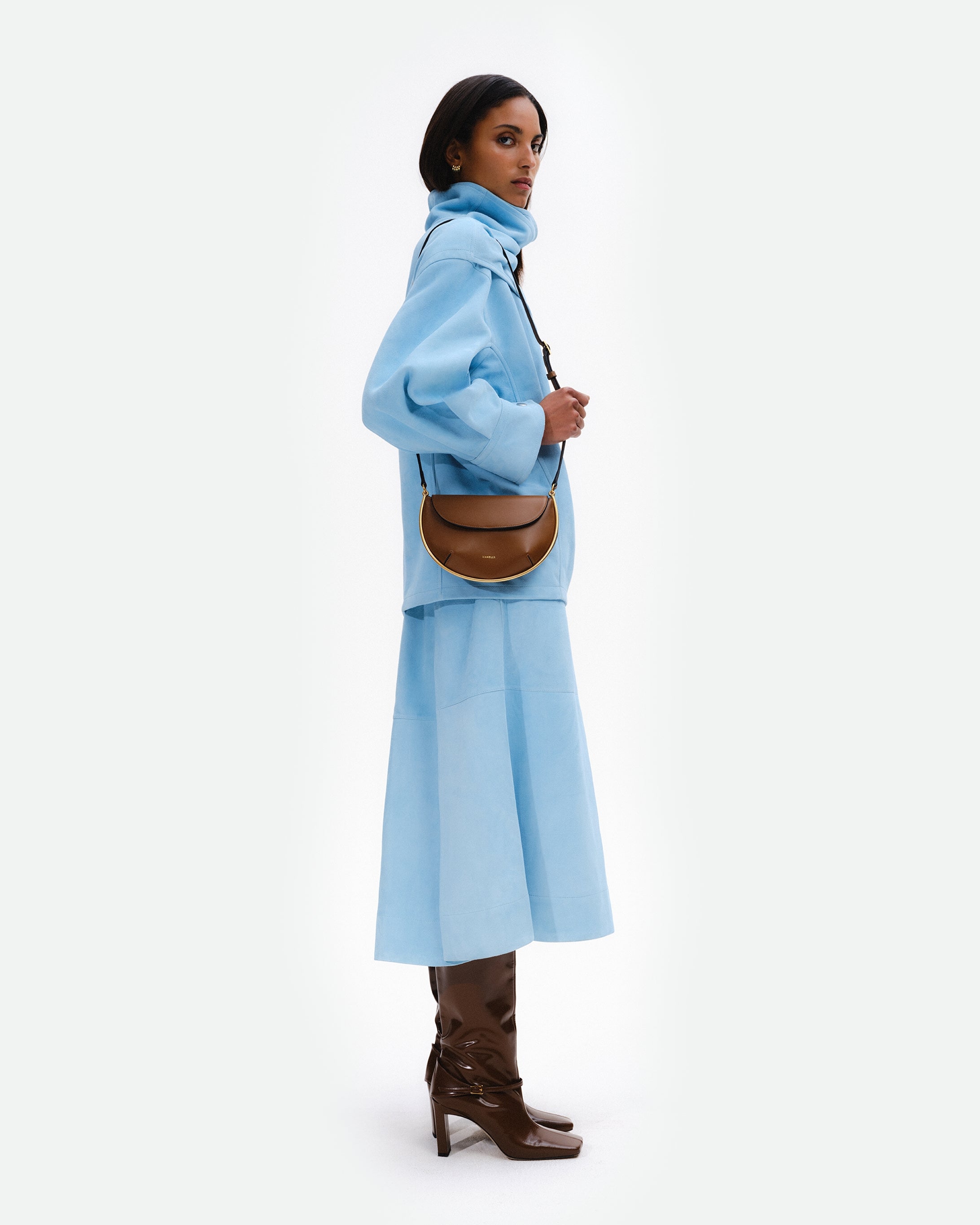 Kate Mini Crossbody - Saddle