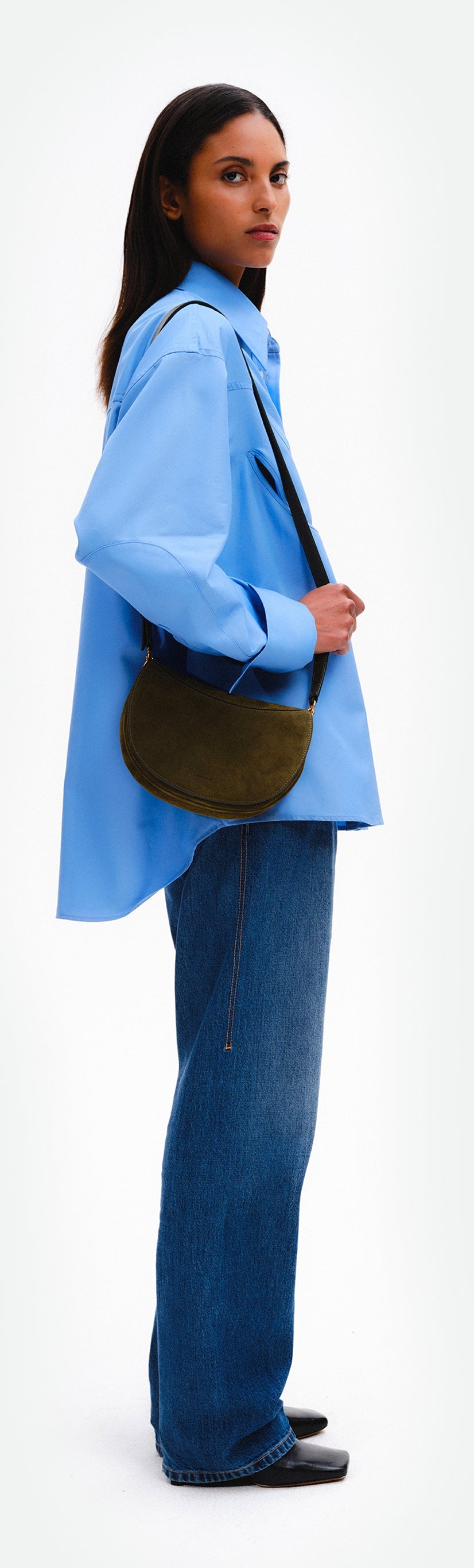 Kate Bag - Olive Suede / Olive