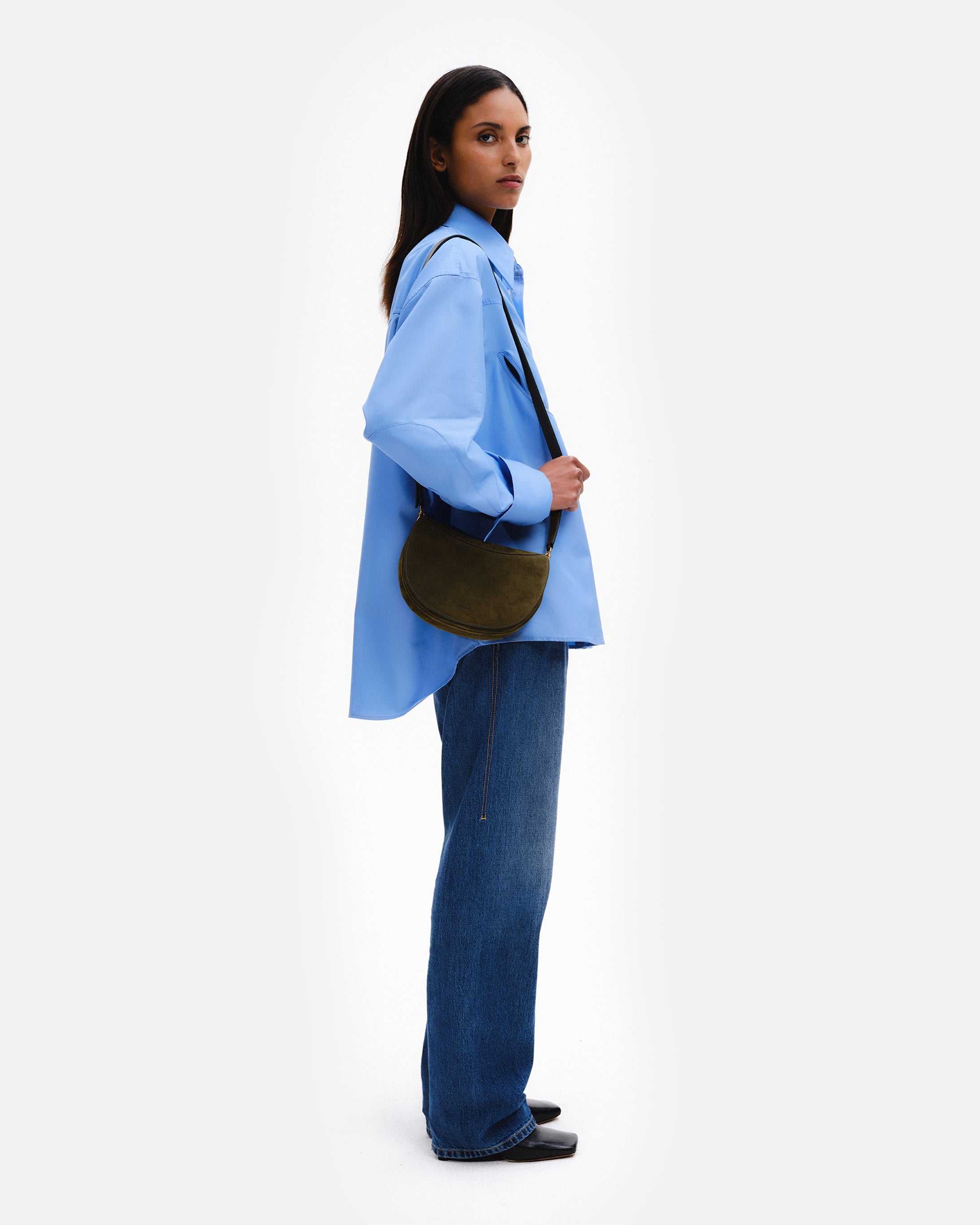 Kate Bag - Olive Suede / Olive