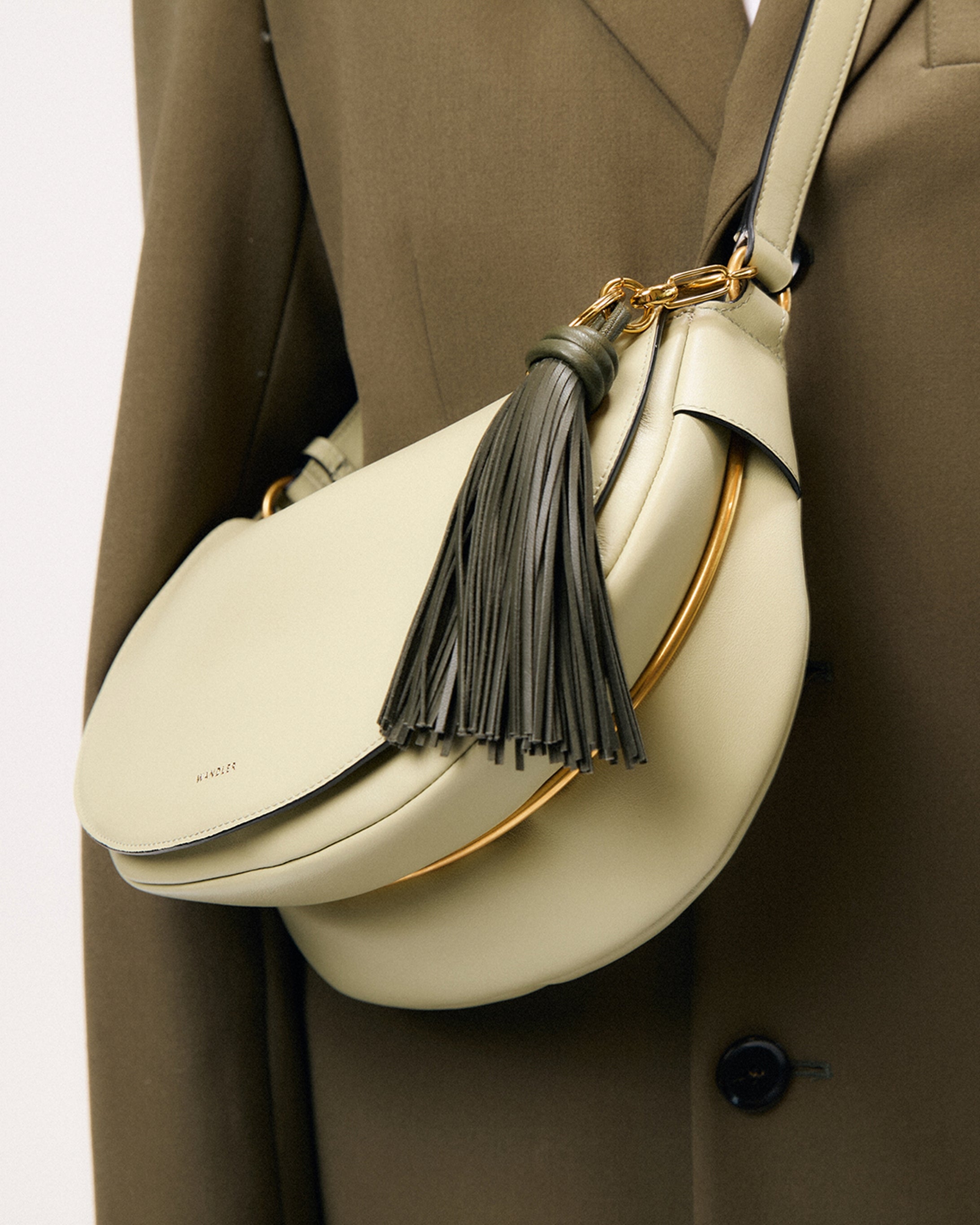 Bag Charm Tassel - Olive