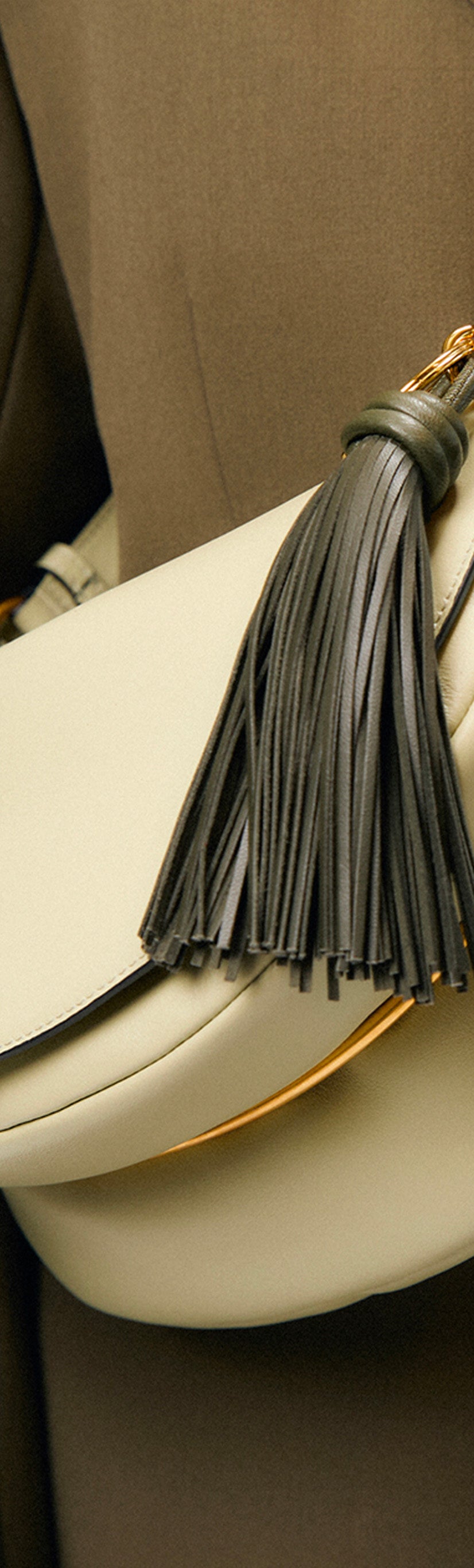 Bag Charm Tassel - Olive