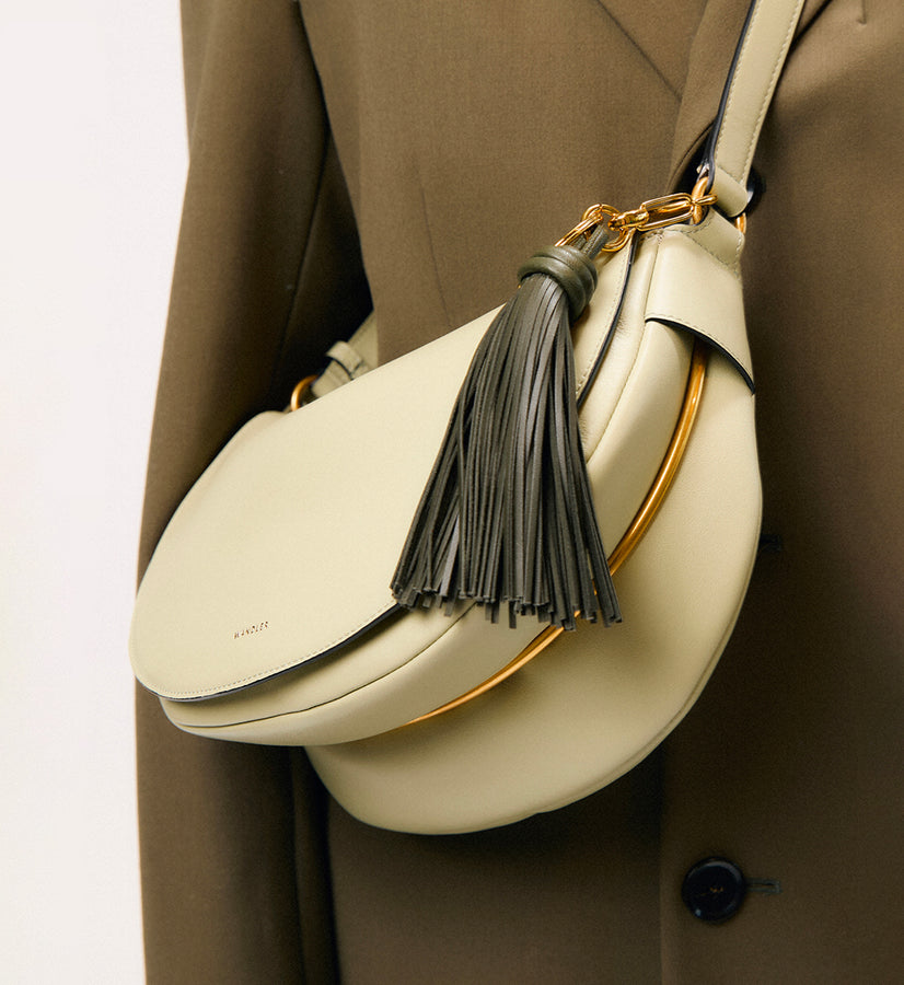 Bag Charm Tassel - Olive