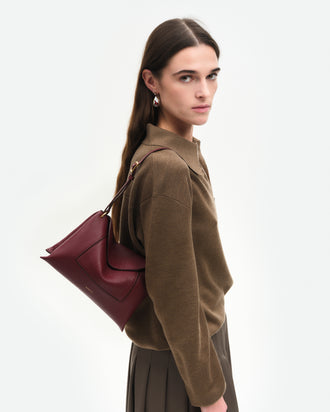 Penelope Slouch Bag - Acai Crust