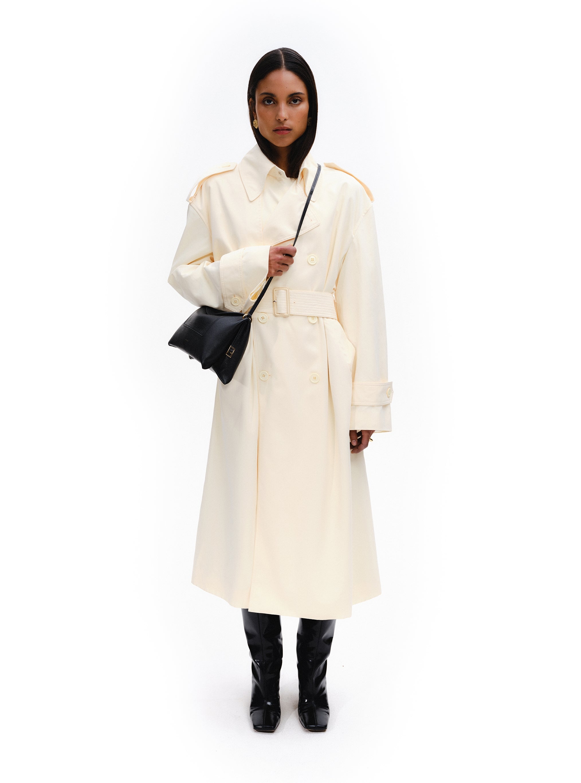 Penelope Slouch Bag - Black Crust