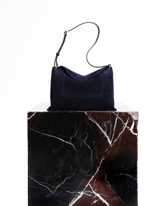 Penelope Slouch Bag - Orion Suede