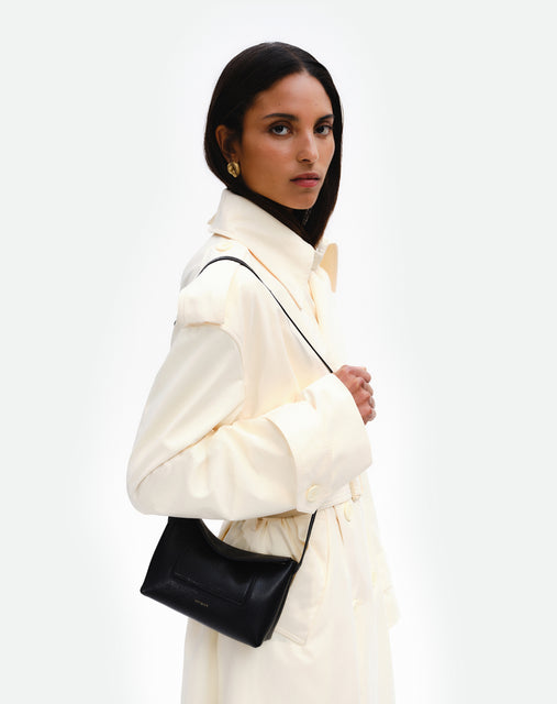 Penelope Slouch Mini - Black Crust