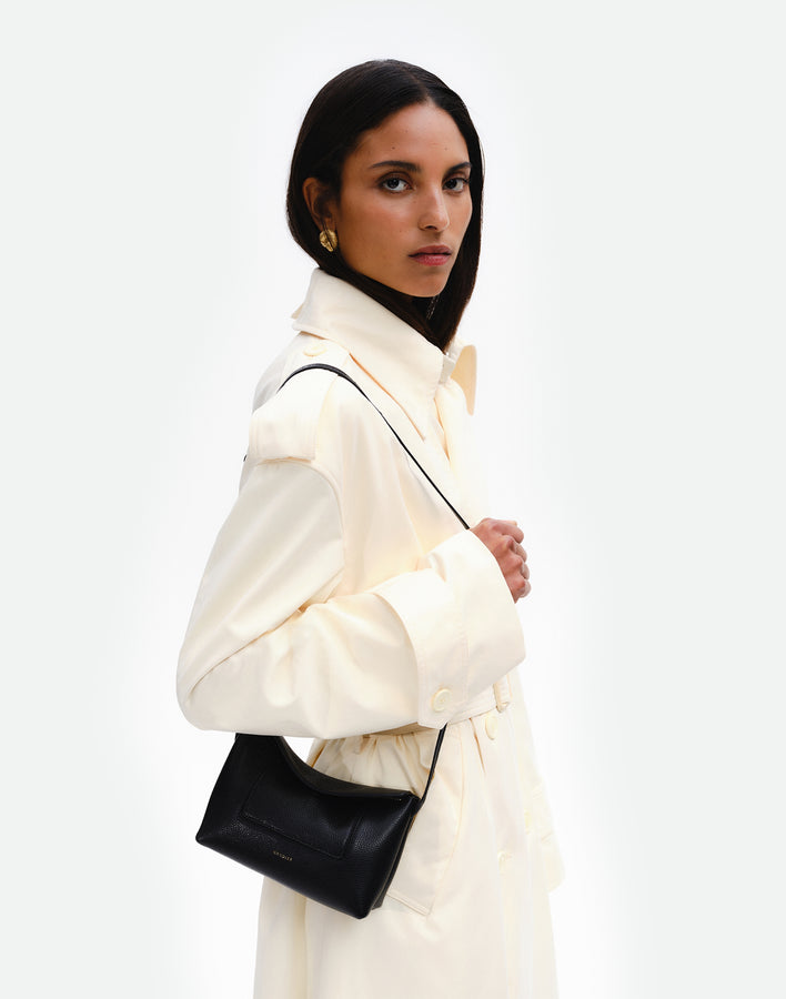 Penelope Slouch Mini - Black Crust