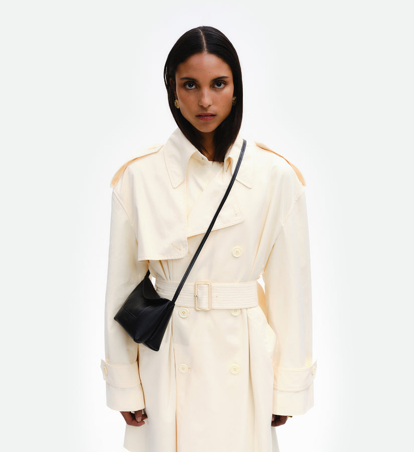 Penelope Slouch Mini - Black Crust