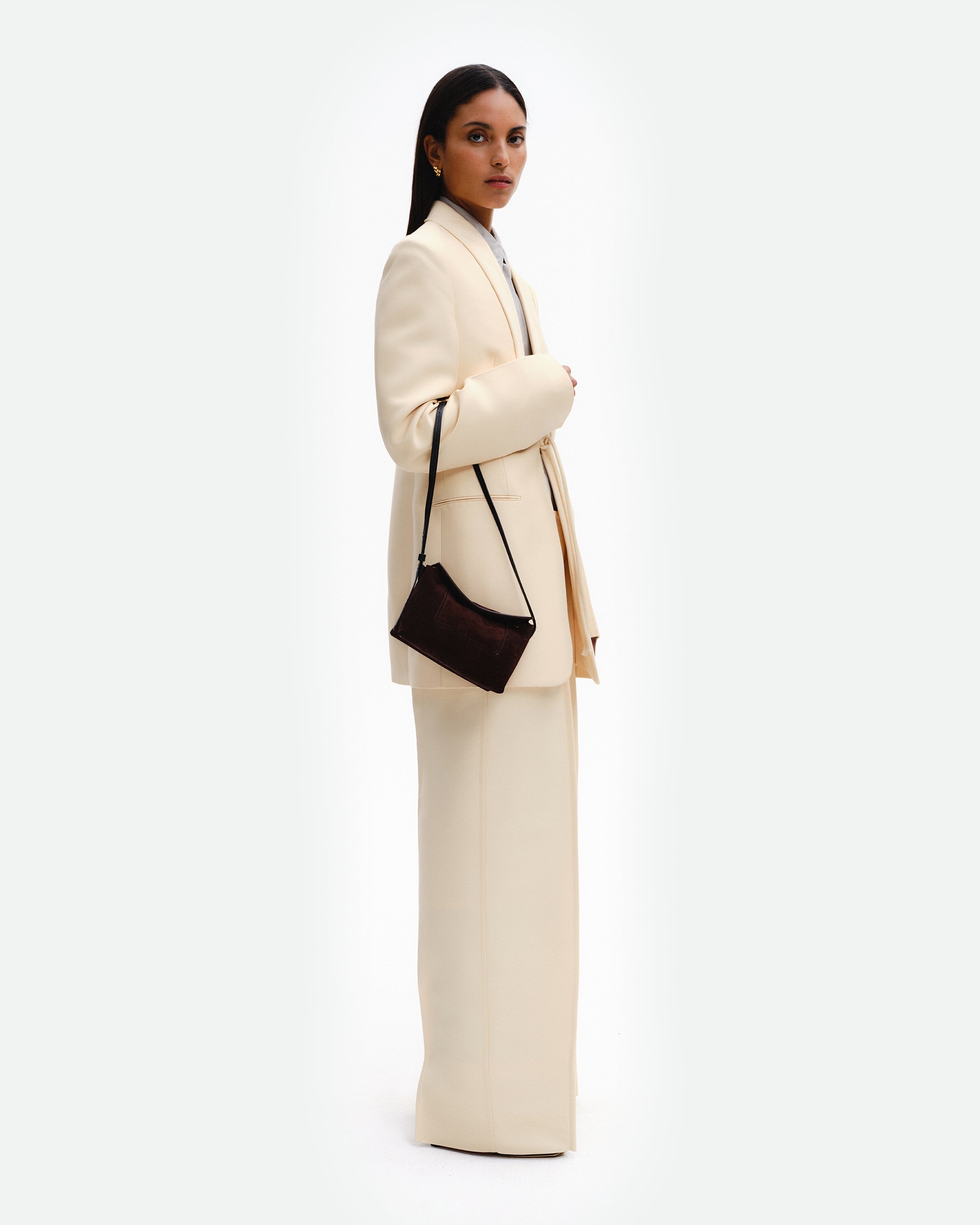 Penelope Slouch Mini - Acai Suede