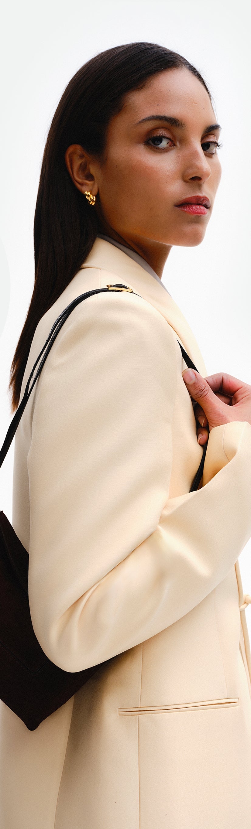 Penelope Slouch Mini - Acai Suede