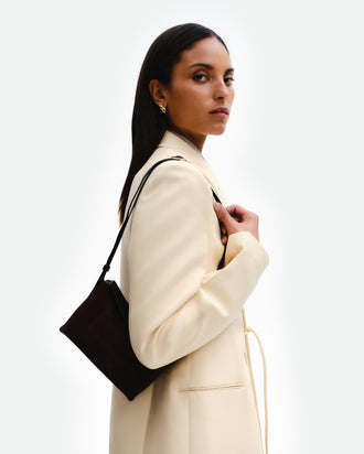 Penelope Slouch Mini - Acai Suede