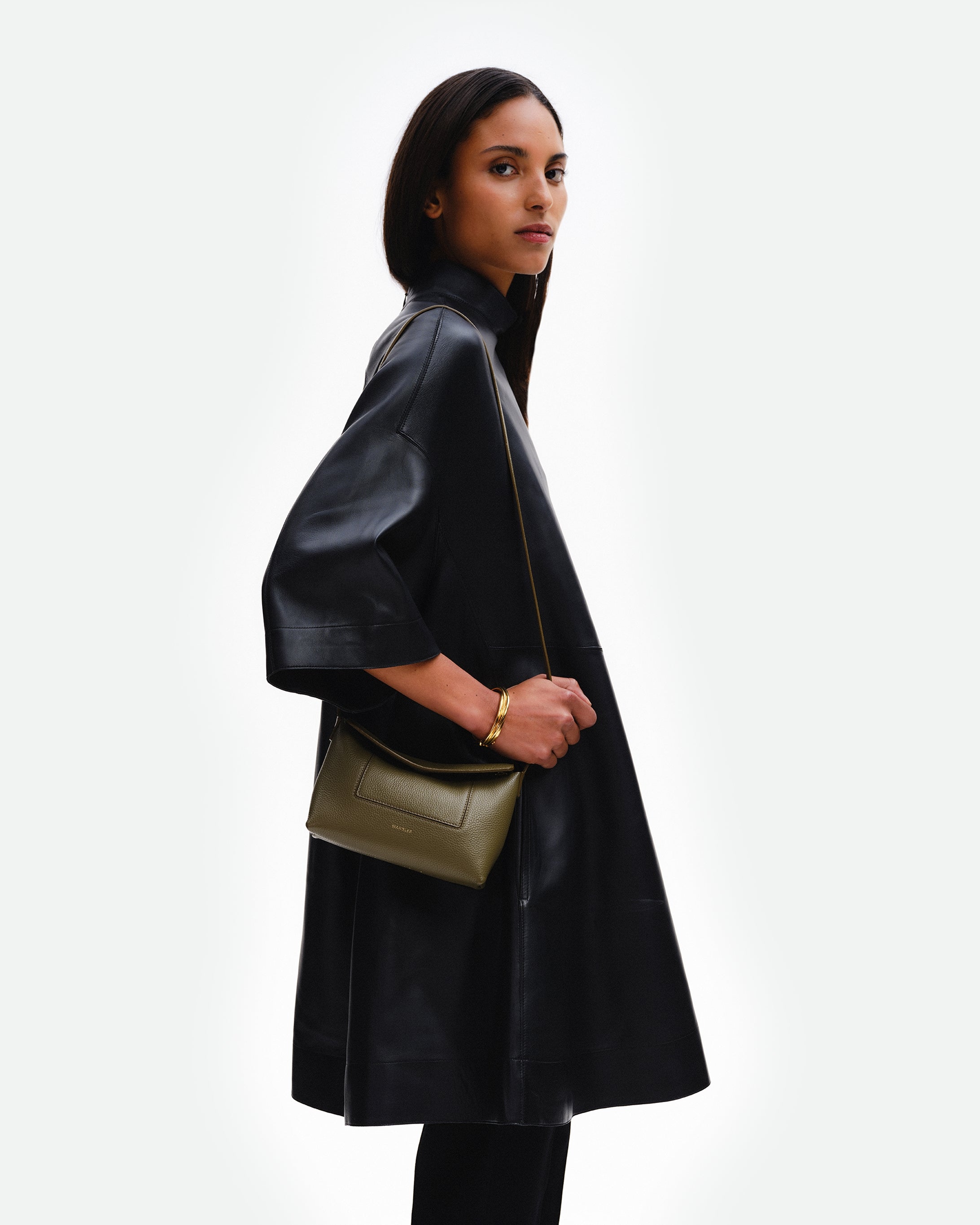 Penelope Slouch Mini - Olive Crust