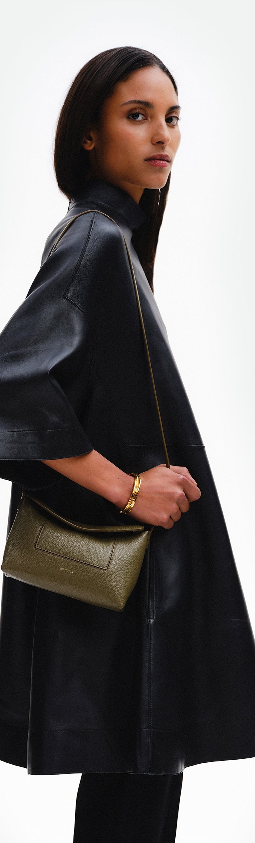 Penelope Slouch Mini - Olive Crust