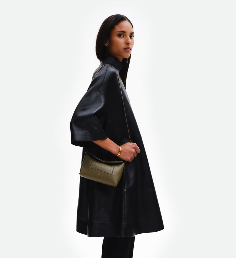 Penelope Slouch Mini - Olive Crust