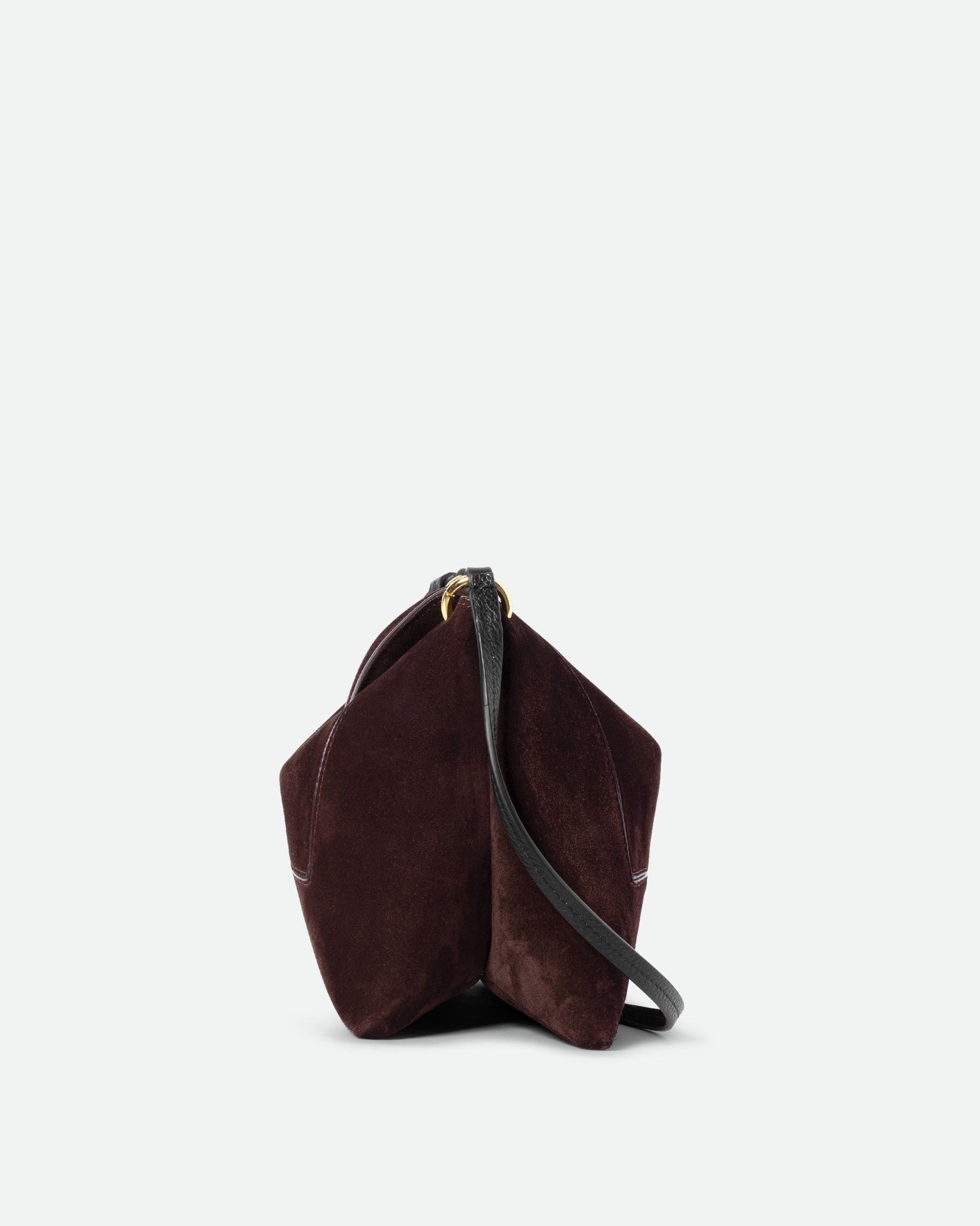 Penelope Slouch Bag - Acai Suede