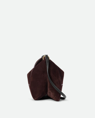 Penelope Slouch Bag - Acai Suede