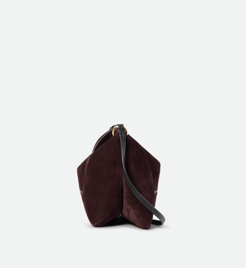 Penelope Slouch Bag - Acai Suede