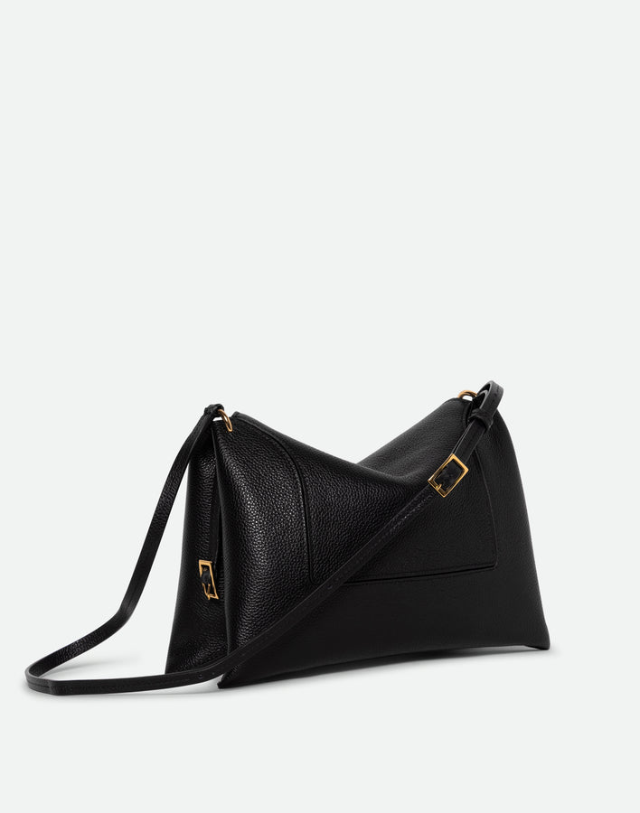 Penelope Slouch Bag - Black Crust