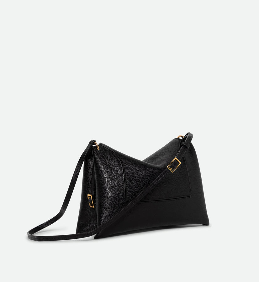 Penelope Slouch Bag - Black Crust