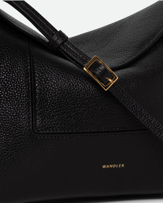 Penelope Slouch Bag - Black Crust