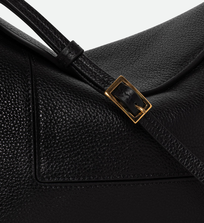 Penelope Slouch Bag - Black Crust