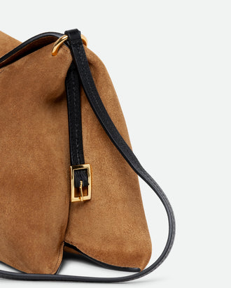 Penelope Slouch Bag - Cognac Suede