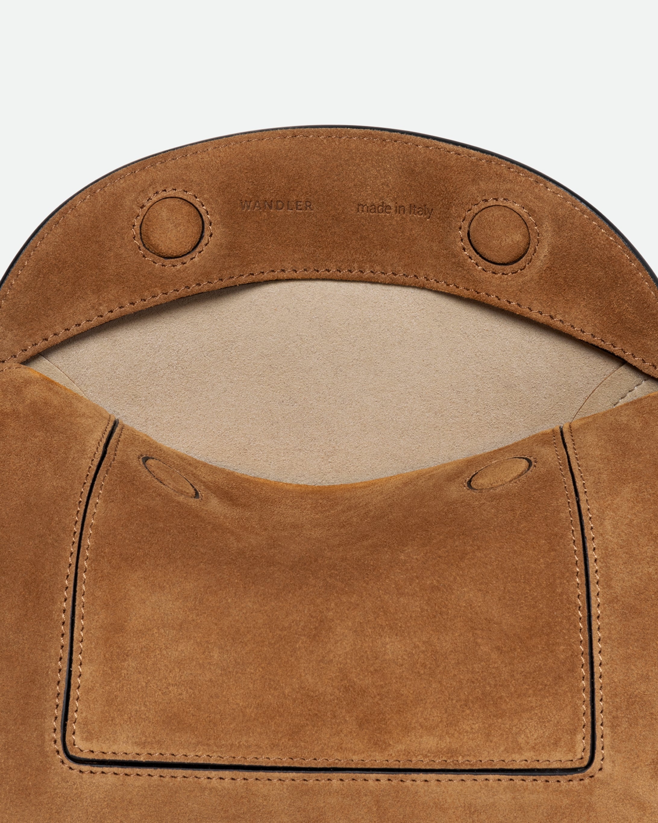 Penelope Slouch Bag - Cognac Suede