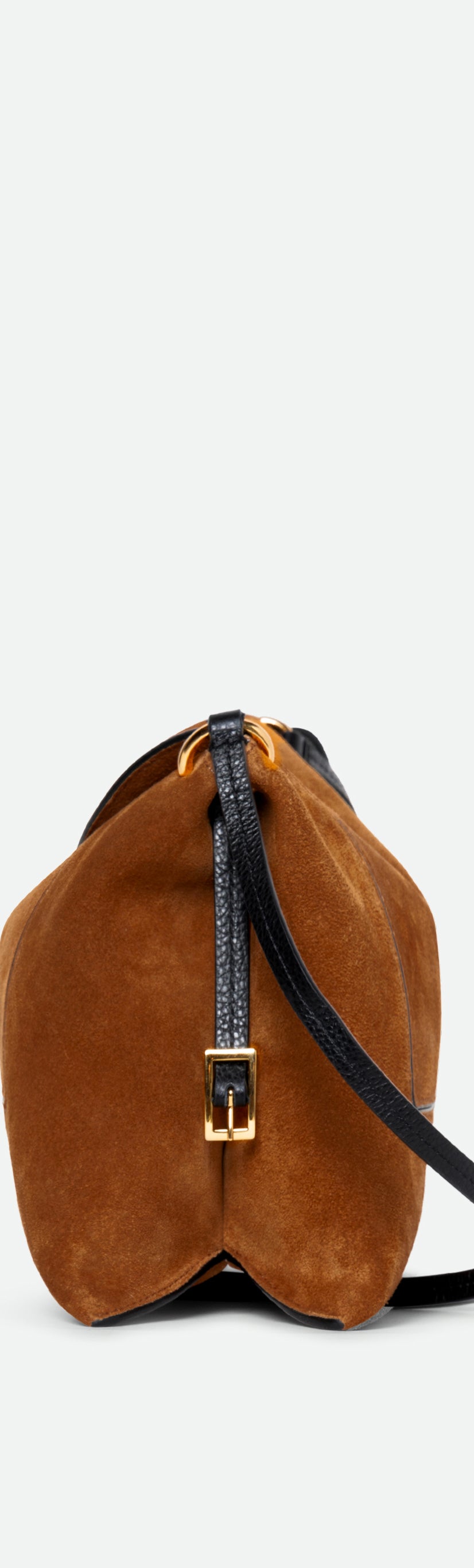 Penelope Slouch Bag - Cognac Suede