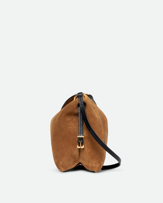 Penelope Slouch Bag - Cognac Suede