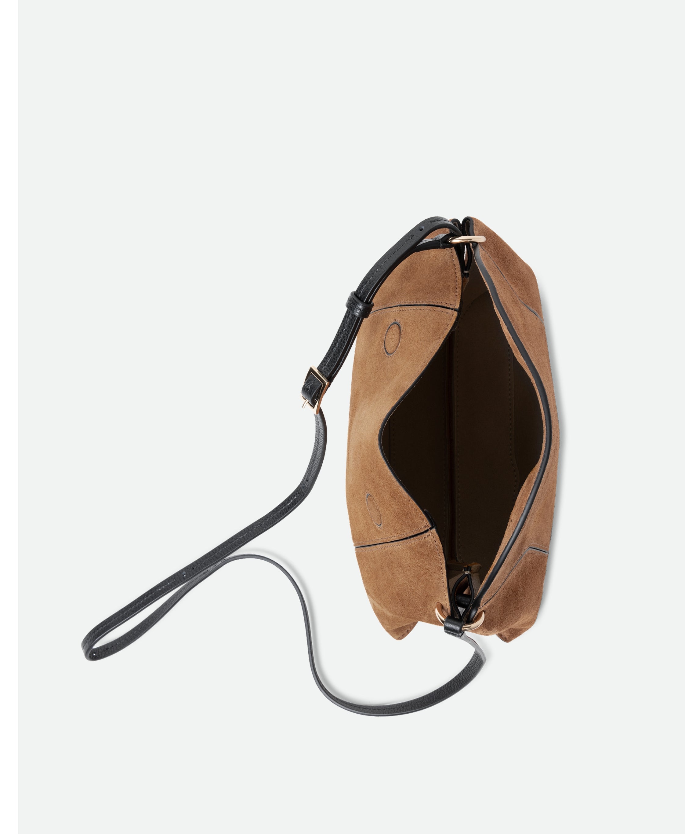 Penelope Slouch Bag - Cognac Suede