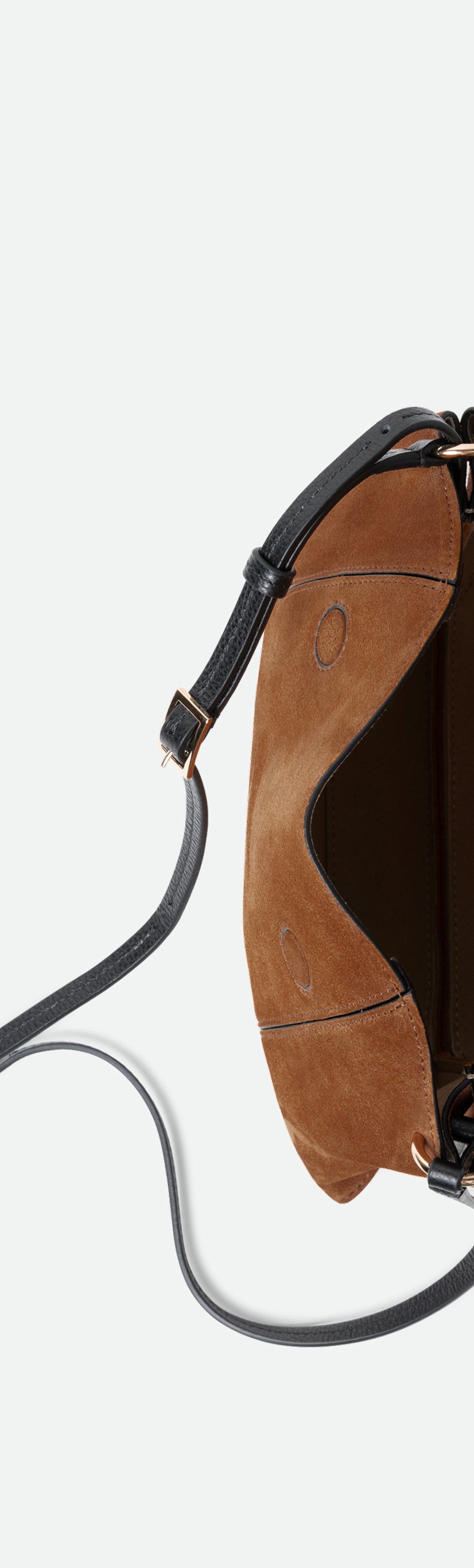 Penelope Slouch Bag - Cognac Suede