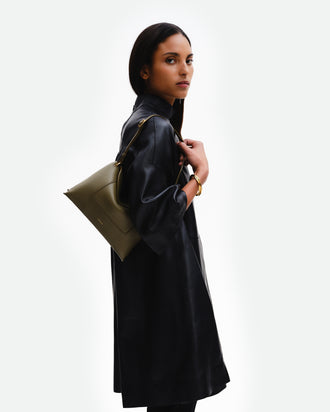 Penelope Slouch Bag - Olive Crust