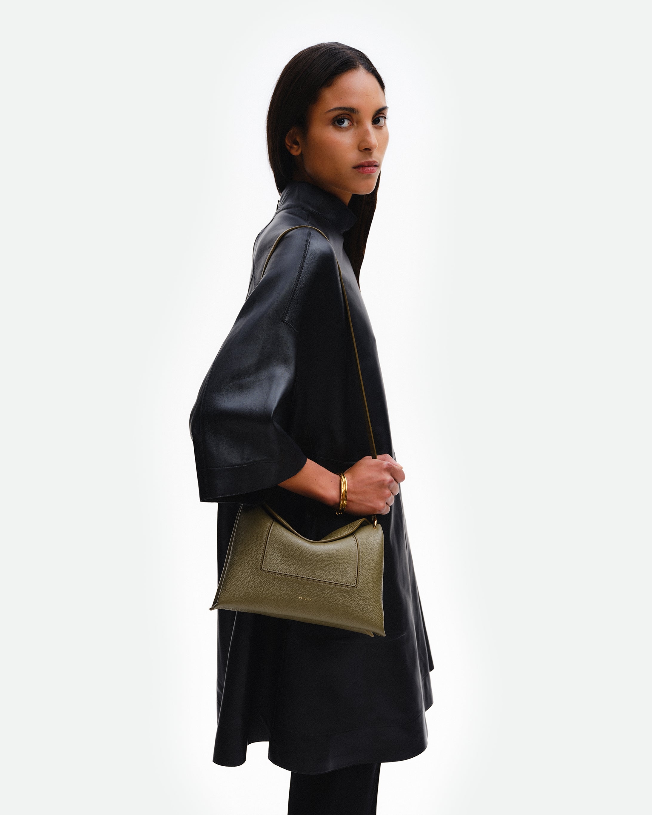 Penelope Slouch Bag - Olive Crust