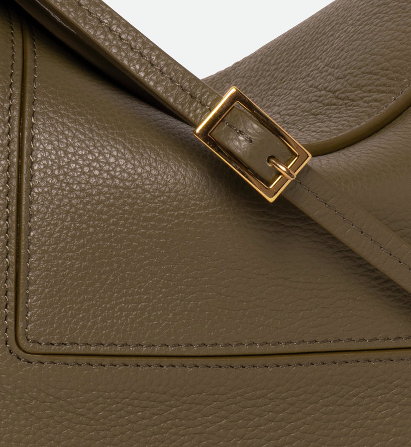 Penelope Slouch Bag - Olive Crust