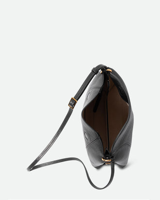 Penelope Slouch Bag - Black Crust