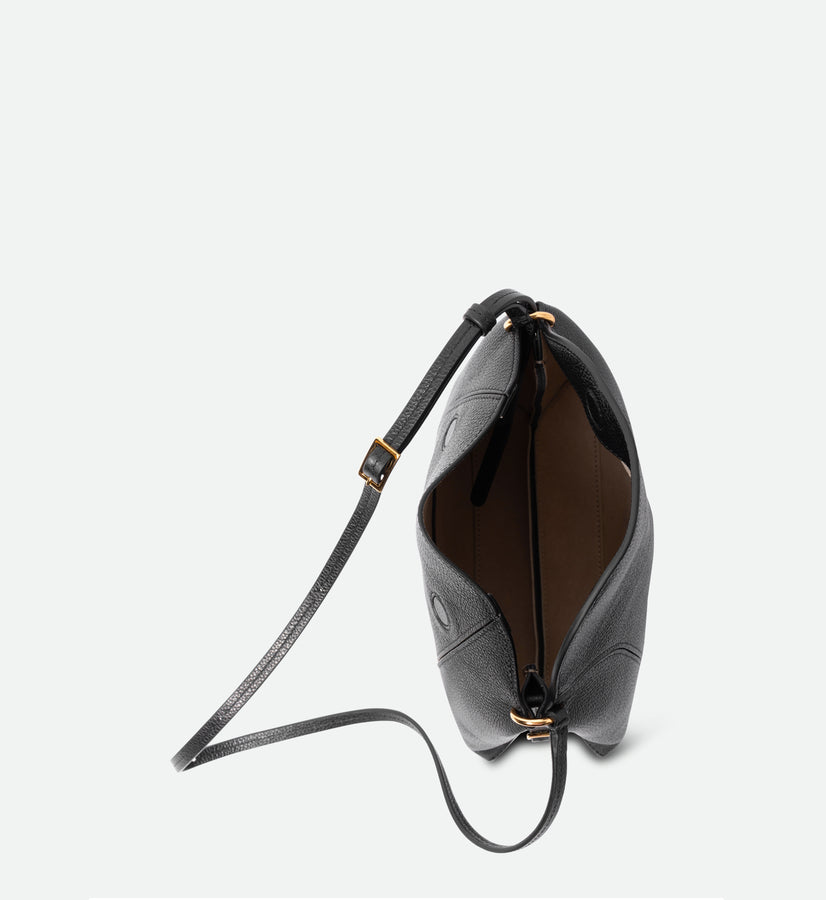 Penelope Slouch Bag - Black Crust