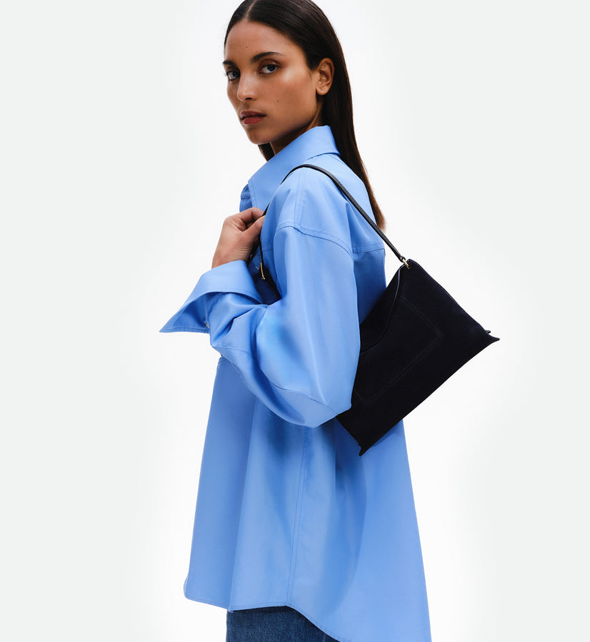 Penelope Slouch Bag - Orion Suede
