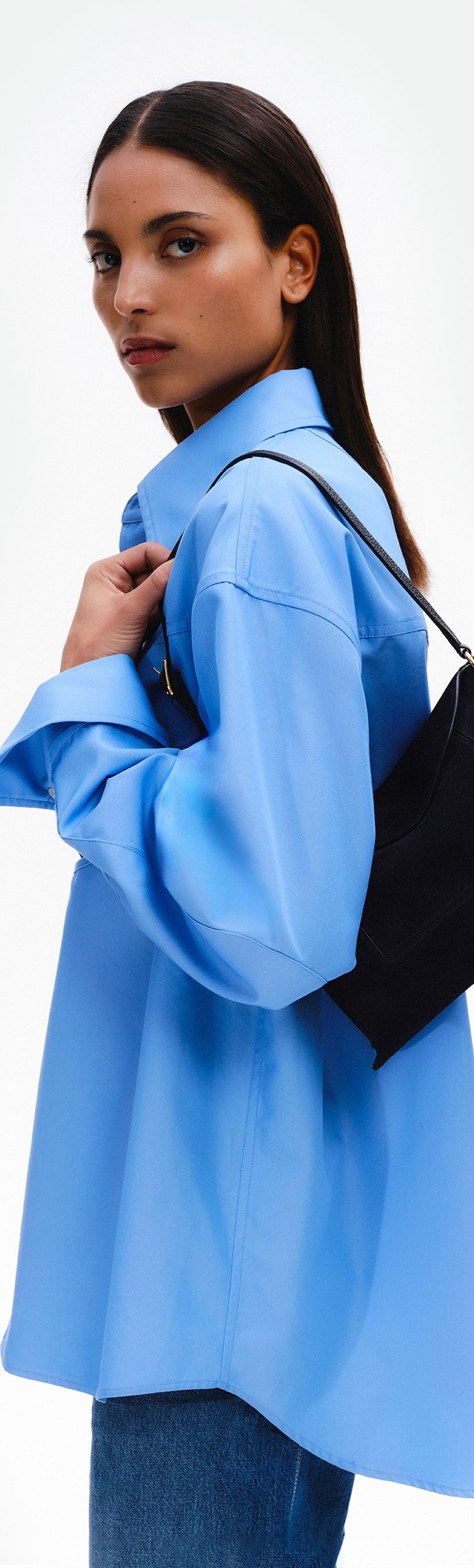 Penelope Slouch Bag - Orion Suede