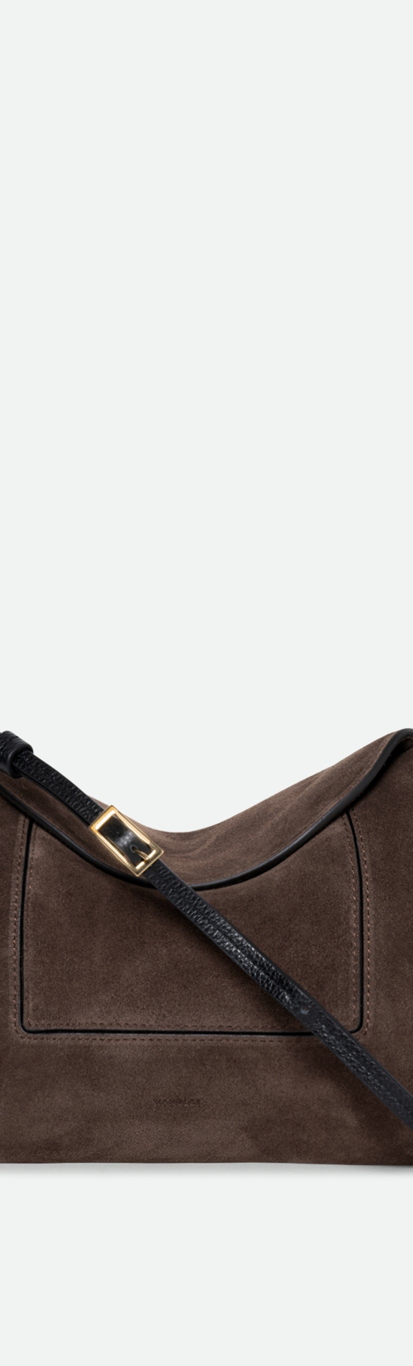 Penelope Slouch Bag - Palissander Suede