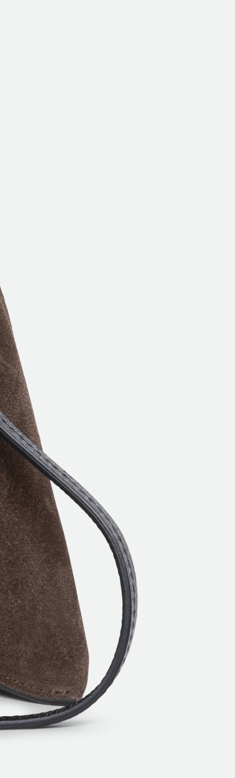 Penelope Slouch Bag - Palissander Suede