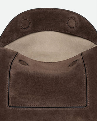 Penelope Slouch Bag - Palissander Suede