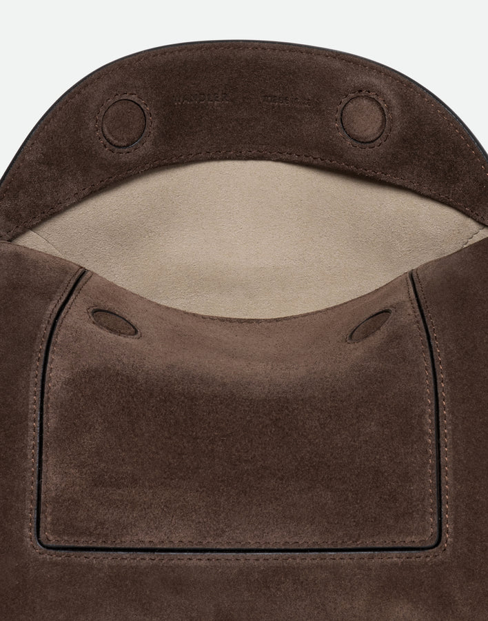 Penelope Slouch Bag - Palissander Suede